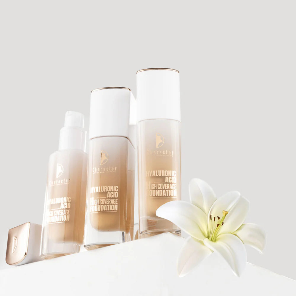 Character Hayaluronic Acid High Coverage Foundation - HCF004 - فاونديشن عالي التغطيه